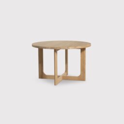Olav Round Dining Table 120cm, Round, Brown Oak - Barker & Stonehouse - thumbnail 1