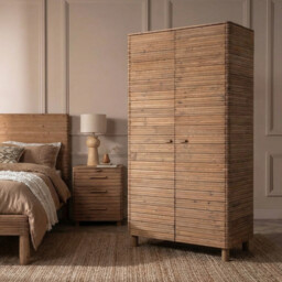Tamia 2 Door Wardrobe, Wood - Barker & Stonehouse - thumbnail 2