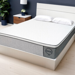 Flo Double Size Mattress 135x190cm, White Fabric - Barker & Stonehouse - thumbnail 2