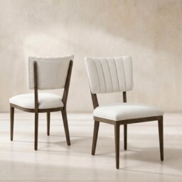 Mariposa Dining Chair W51X60X91, White Oak - Barker & Stonehouse