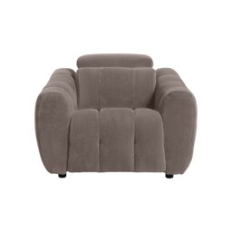 Montgomery Power Recliner Chair & Headrest, Grey Fabric - Barker & Stonehouse - thumbnail 2