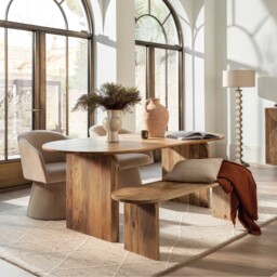 Zuberi Dining Table 200CM, Neutral Wood - Barker & Stonehouse - thumbnail 2