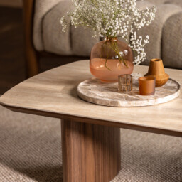 Sumida Coffee Table - Ceramic & Mdf, Brown - Barker & Stonehouse - thumbnail 3