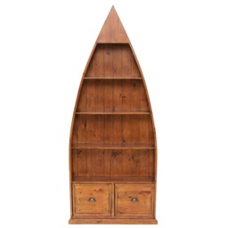 Villiers Boat Bookcase, Pine Wood - Barker & Stonehouse - thumbnail 3