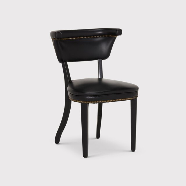 Timothy Oulton Angeles Dining Chair, Black Leather - Barker & Stonehouse - image 1