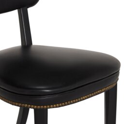 Timothy Oulton Angeles Dining Chair, Black Leather - Barker & Stonehouse - thumbnail 5