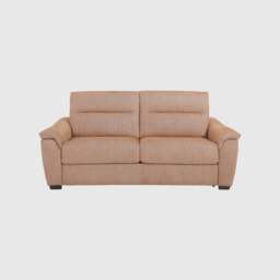 Sergio 2.5 Seater Sofa Bed Bed, Brown Fabric - Barker & Stonehouse - thumbnail 1