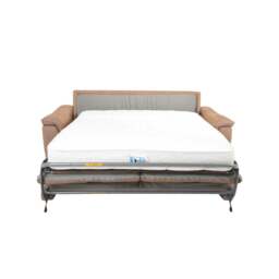 Sergio 2.5 Seater Sofa Bed Bed, Brown Fabric - Barker & Stonehouse - thumbnail 2