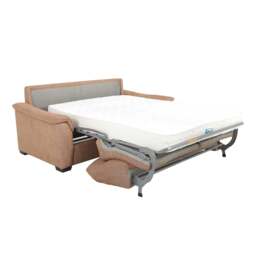 Sergio 2.5 Seater Sofa Bed Bed, Brown Fabric - Barker & Stonehouse - thumbnail 3