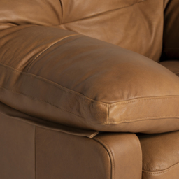 Penley Lounge Armchair, Brown Leather - Barker & Stonehouse - thumbnail 4