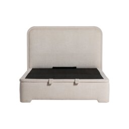 Tilbury Double Bed & Curved Headboard, Neutral Fabric - Barker & Stonehouse - thumbnail 3
