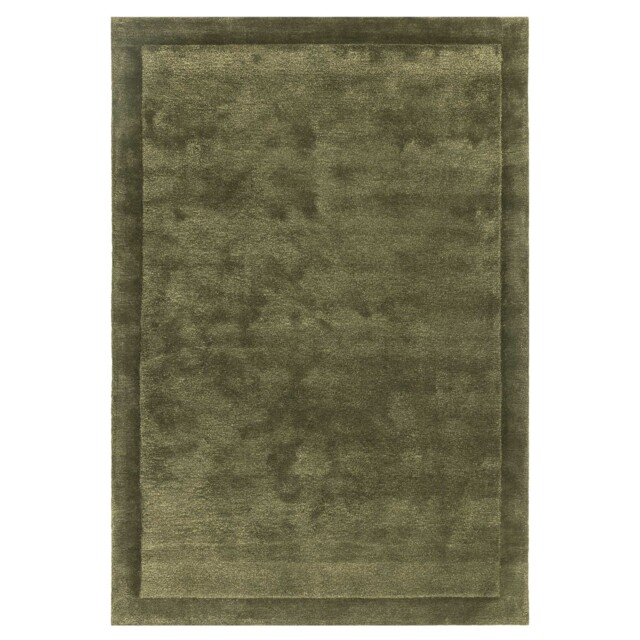 Aurelis Olive 120x170cm Rug, Square, Green Wool Blend - Barker & Stonehouse
