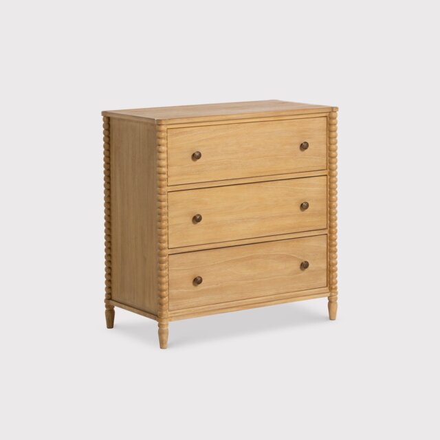 Wesson 3 Drawer Chest, Wood - Barker & Stonehouse