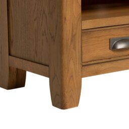 Raithwaite TV Unit 110x45x50cm, Brown Oak - Barker & Stonehouse - thumbnail 4