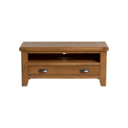 Raithwaite TV Unit 110x45x50cm, Brown Oak - Barker & Stonehouse - thumbnail 2