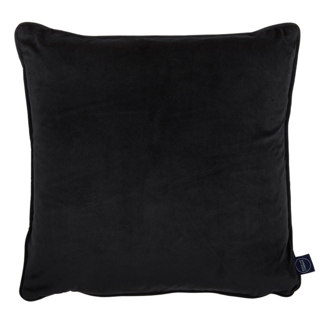 Plush Jet Cushion, Square Fabric - Barker & Stonehouse - image 1