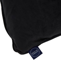 Plush Jet Cushion, Square Fabric - Barker & Stonehouse - thumbnail 2