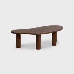 Canova Organic Shape Coffee Table, Round, Acacia Wood - Barker & Stonehouse - thumbnail 1