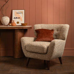 Wray Armchair, Brown Fabric - Barker & Stonehouse - thumbnail 2