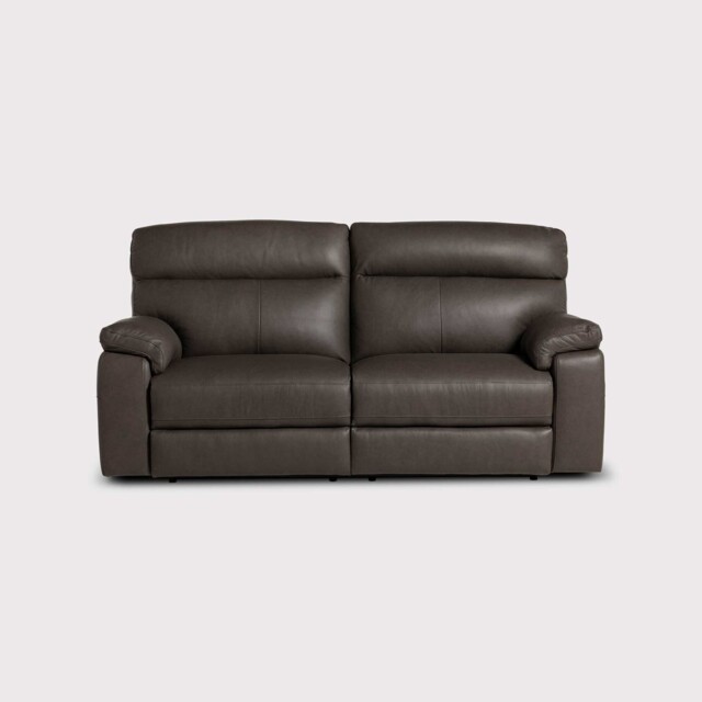 Clark 3 Seater With Power Motion Recliner Recliner Sofa, Grey - Barker & Stonehouse - image 1