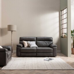 Clark 3 Seater With Power Motion Recliner Recliner Sofa, Grey - Barker & Stonehouse - thumbnail 2