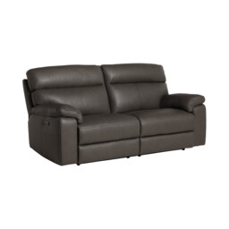 Clark 3 Seater With Power Motion Recliner Recliner Sofa, Grey - Barker & Stonehouse - thumbnail 3