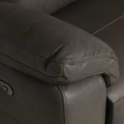 Clark 3 Seater With Power Motion Recliner Recliner Sofa, Grey - Barker & Stonehouse - thumbnail 5