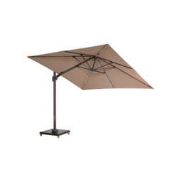 Lux Led Parasol 3x3 & Base with Wheels, Brown - Barker & Stonehouse - thumbnail 4