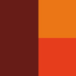 Kartell Thierry Bistrot Table 70x70x72 Burgundy, Red Glass - Barker & Stonehouse - thumbnail 5