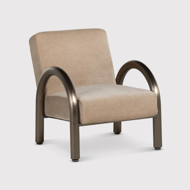 Tolliver Armchair, Brown Fabric - Barker & Stonehouse - image 1
