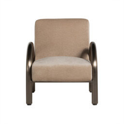 Tolliver Armchair, Brown Fabric - Barker & Stonehouse - thumbnail 5