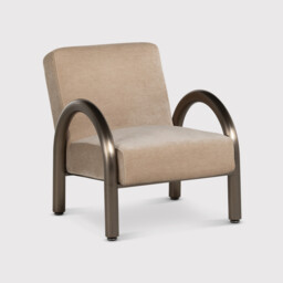 Tolliver Armchair, Brown Fabric - Barker & Stonehouse