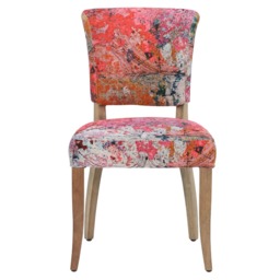 Timothy Oulton Mimi Dining Chair, Pink Velvet - Barker & Stonehouse - thumbnail 4