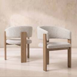 Pure Furniture Emlyn Dining Chair, Cream - Barker & Stonehouse