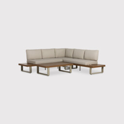 Bardolino Corner Sofa Set, Aluminium, Grey - Barker & Stonehouse - thumbnail 2