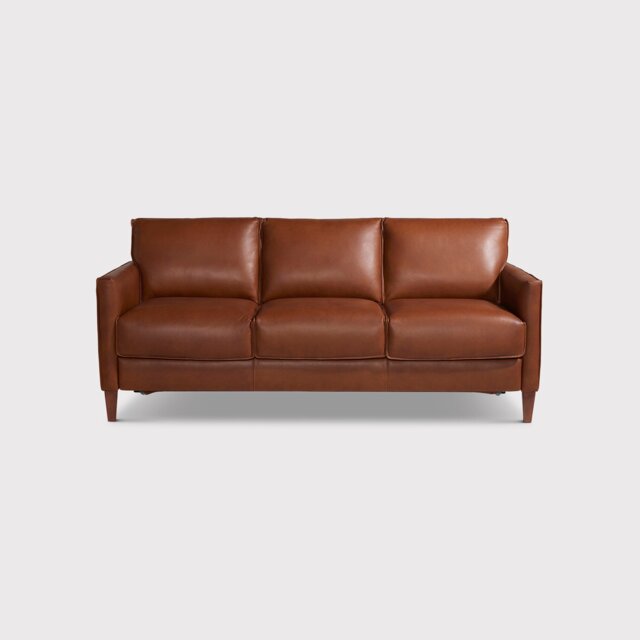 Bennett Sofa Bedbed, Brown Leather - Barker & Stonehouse - image 1