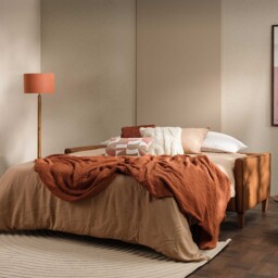 Bennett Sofa Bedbed, Brown Leather - Barker & Stonehouse - thumbnail 2