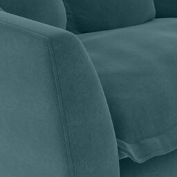 Odyssey Snuggler Armchair, Teal Fabric - Barker & Stonehouse - thumbnail 3