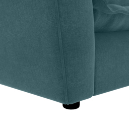 Odyssey Snuggler Armchair, Teal Fabric - Barker & Stonehouse - thumbnail 4