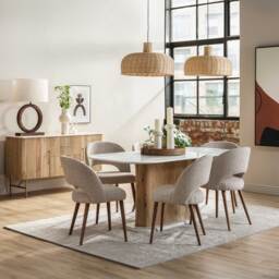 Rattan Dome Pendant Light, Neutral - Barker & Stonehouse - thumbnail 2