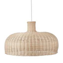Rattan Dome Pendant Light, Neutral - Barker & Stonehouse - thumbnail 1