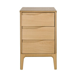 Ercol Rimini Compact Bedside Cabinet, Neutral Oak - Barker & Stonehouse - thumbnail 3
