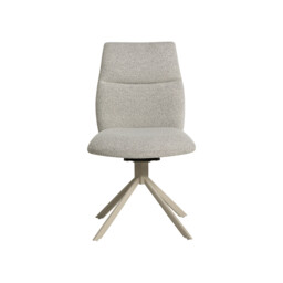 Altadena Swivel Dining Chair Without Arm, Neutral Fabric - Barker & Stonehouse - thumbnail 4