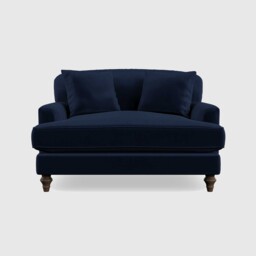 Boleyn Love Seat Sofa, Navy - Barker & Stonehouse