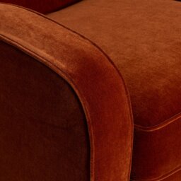Tanya Armchair, Orange Velvet - Barker & Stonehouse - thumbnail 5