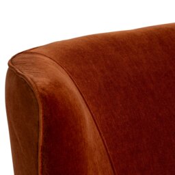 Tanya Armchair, Orange Velvet - Barker & Stonehouse - thumbnail 4