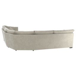 Borelly Large Corner Sofa, Grey Fabric - Barker & Stonehouse - thumbnail 2