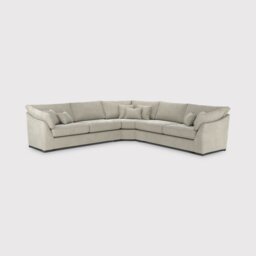 Borelly Large Corner Sofa, Grey Fabric - Barker & Stonehouse - thumbnail 1