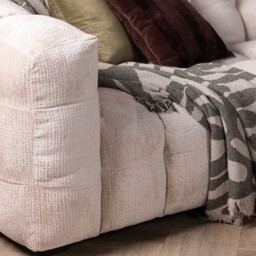 Lenor Sofa 240Cm, White Fabric - Barker & Stonehouse - thumbnail 5