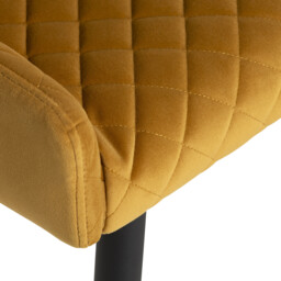 Rivington Dining Chair, Yellow Velvet - Barker & Stonehouse - thumbnail 6